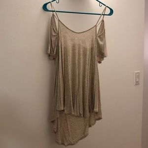 Beige oversized T-shirt